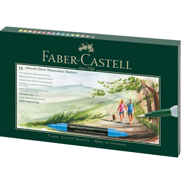 Faber Castell : Marker acquerellabili Albrecht Durer Confezione da 16
