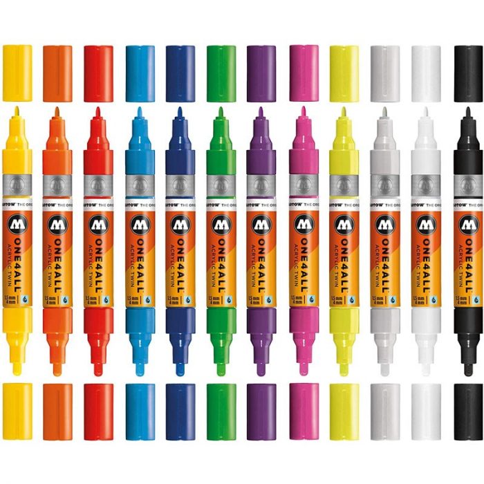 Molotow : ONE4ALL Acrylic Twin Marker