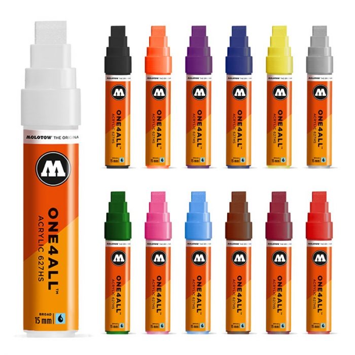 Molotow : 627HS Marker Punta 15mm