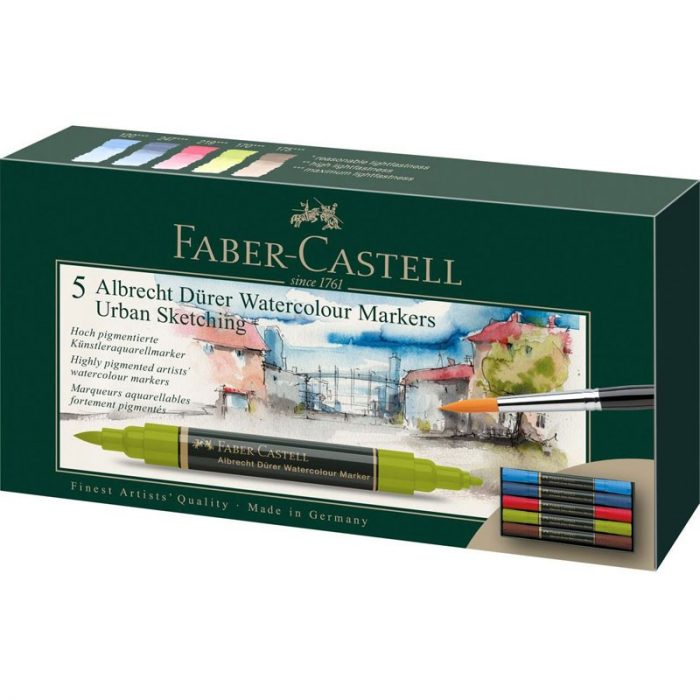 Faber Castell : Marker Albrecht Durer acquerellabile Set Urban Sketching
